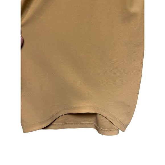 Nadine Merabi Slip Dress Shapewear Curved Nude V-Neck Women's Small Spot Read - Picture 3 of 12